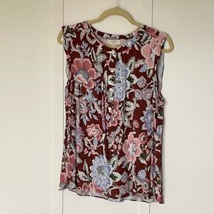 Loft Outlet Floral Sleeveless